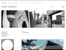 Tablet Screenshot of harlearchitects.com